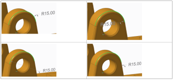 Enhanced Workflow for Radial Dimensions in Model-Based Definition