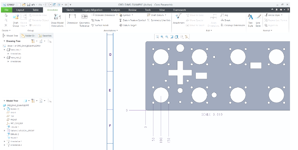 Did you know about improvements in Creo for placement of ordinate ...